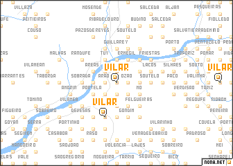 map of Vilar