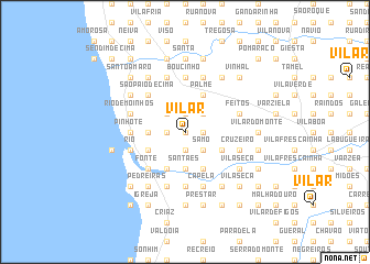 map of Vilar