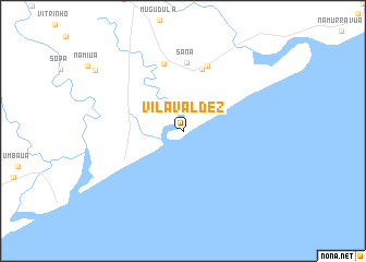 map of Vila Valdez