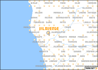 map of Vila Verde