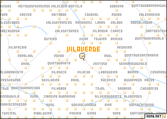 map of Vila Verde