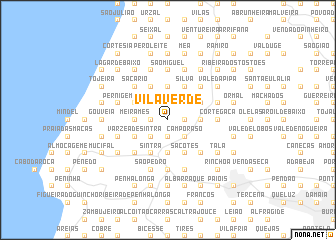 map of Vila Verde