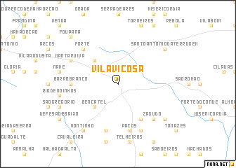 map of Vila Viçosa