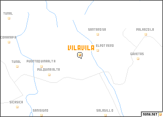 map of Vila Vila