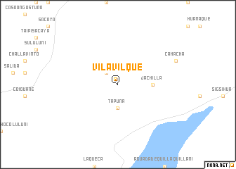 map of Vilavilque