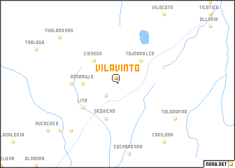 map of Vila Vinto