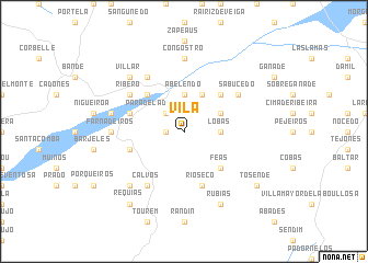 map of Vilá