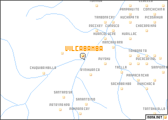map of Vilcabamba
