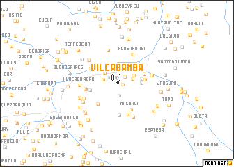 map of Vilcabamba