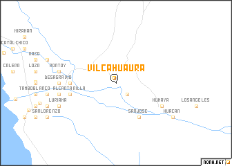 map of Vilcahuaura