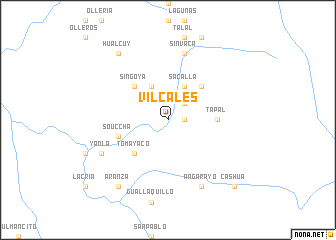 map of Vilcales