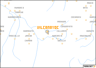 map of Vilcanayoc