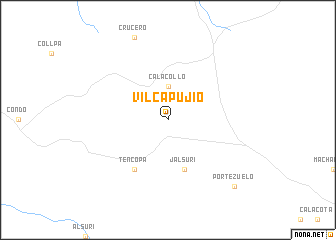 map of Vilcapujio