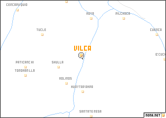 map of Vilca