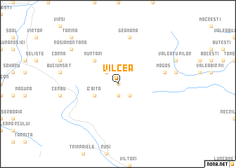 map of Vîlcea