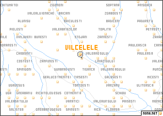 map of Vîlcelele