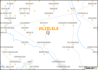 map of Vîlcelele