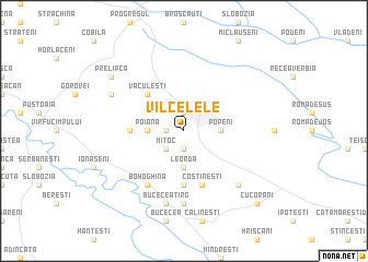 map of Vîlcelele