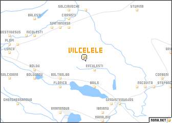 map of Vîlcelele