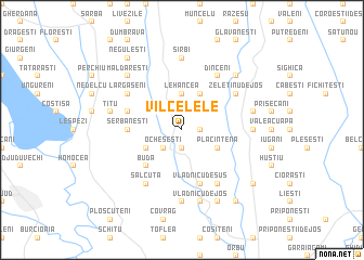 map of Vîlcelele