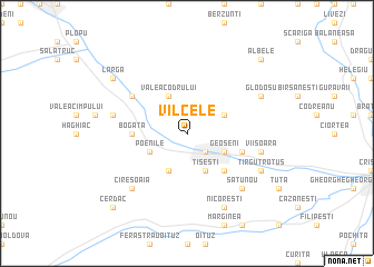 map of Vîlcele