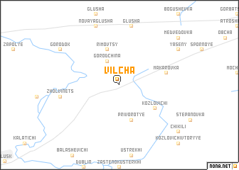 map of Vilʼcha