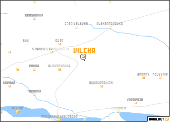 map of Vilʼcha