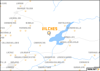 map of Vilches