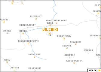 map of Vilʼchiki