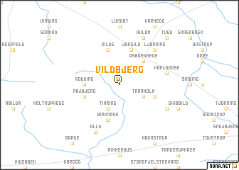 map of Vildbjerg