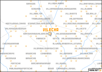 map of Vilecha