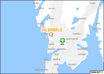 map of Vile Parle