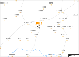 map of Vilé