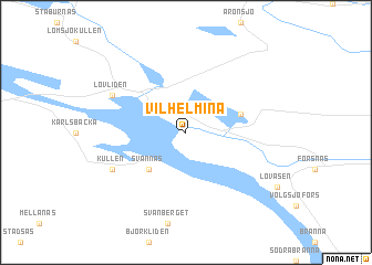 map of Vilhelmina