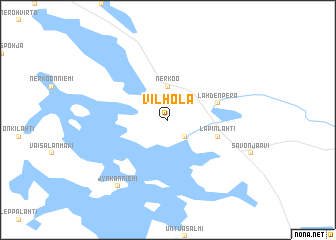 map of Vilhola