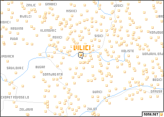 map of Vilići