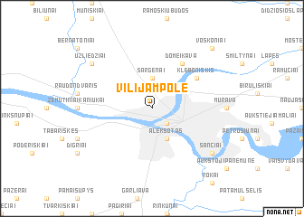 map of Vilijampolė