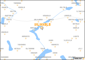 map of Vilikkala