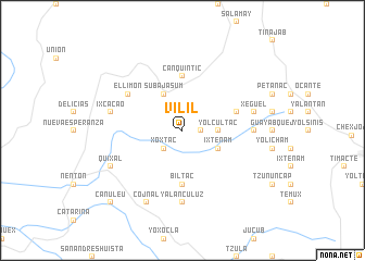 map of Vilil