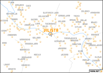 map of Vilišta