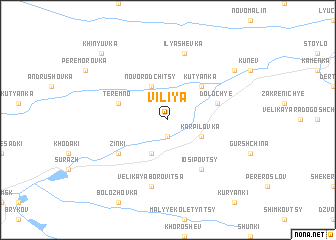 map of Viliya