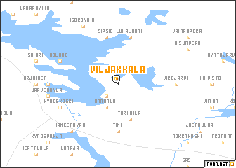 map of Viljakkala