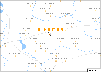 map of Vilkiautinis