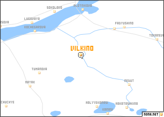 map of Vilkino