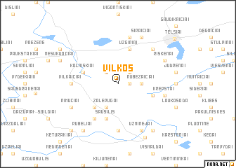 map of Vilkos