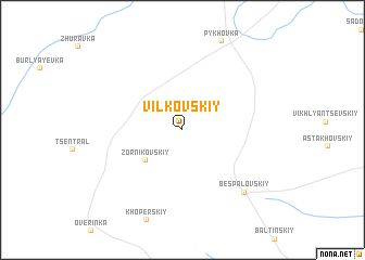 map of Vilkovskiy