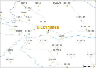 map of Vilktaures