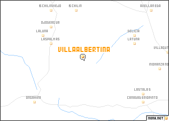 map of Villa Albertina