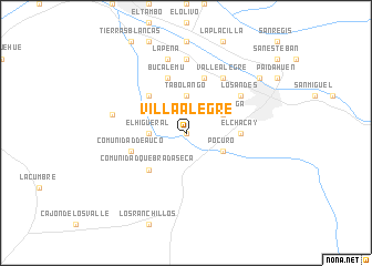 map of Villa Alegre