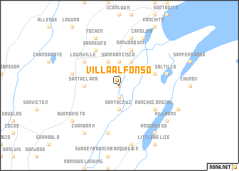 map of Villa Alfonso